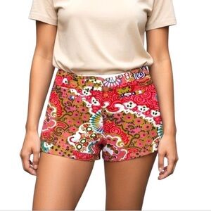 J. Crew Multicolored shorts 3” Women’s 2 Vibrant coral Casual Fun Vacation